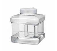 KiBcsLic Secchio Acqua Cerimonia Del Tè Resistente Al Calore Contenitore Acqua Trasparente A Prova di Perdite Attrezzatura da Esterno per Campeggio, 5L