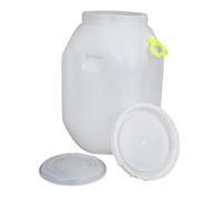 KiBcsLic Secchio per La Raccolta Dell'acqua Piovana per La Conservazione Degli Alimenti con Uso Versatile E Ampia Apertura, 25 Litri