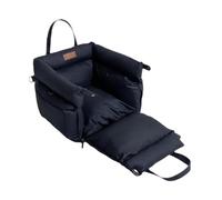 KiBcsLic Seggiolino Auto per Cani Cuccia per Sedile Letto Da Campeggio Rialzo per Animali con Tasche Portaoggetti E Installazione Rapida Adatto Fuori, Nero