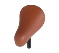 KiBcsLic Sella per Bici Senza Pedali, Idrorepellente, Antiscivolo, con Reggisella di Ricambio. E per Ragazze, Tubo Marrone da 25 Mm