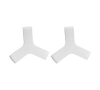KiBcsLic Set di 2 Porta Pinne con Cinghie di Presa per Una Tenuta Ottimale delle Pinne Durante Il Surf E Il Nuoto, Bianco 5.5 Cm