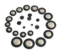 KiBcsLic Set di 25 Cuscinetti per Sassofono Contralto, Accessori, per Uso Professionale, Sostituzione Diretta, Nero