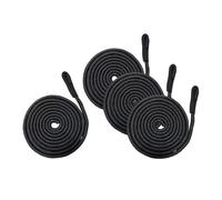 KiBcsLic Set di 4 Cime di Ormeggio E Parabordi per Barche, Lunghezza 98,43 Pollici (Circa 250 Cm), per Piccole Imbarcazioni E