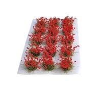 KiBcsLic Set di Vegetazione per Plastici Ferroviari E Modelli di Scenari, Rosso