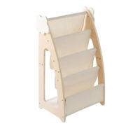 KiBcsLic Set Libreria e Contenitore Design Nordico Libreria Montessoriana in Legno Materiali Ecologici Scaffale Libri Frontale per Cameretta, Stanza Giochi