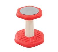 KiBcsLic Sgabello Attivo per Bambini Base Antiscivolo Strutturata, Seduta Dinamica, Ergonomico, Sgabello Imbottito, per Scuola, Studenti, Rosso