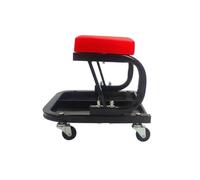 KiBcsLic Sgabello Meccanico con Rotelle Girevole a 360° Sgabello da Meccanico Resistente per Dettagliatori Automobilistici, Lavorazioni di Dettaglio Auto, Stile B