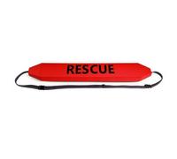 KiBcsLic Siluro di Salvataggio Resistente all’abrasione Boa di Salvataggio Altamente Visibile per Bagnini, Soccorritori, Piscina, Rosso, Doppia Persona