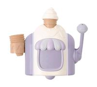 KiBcsLic Simpatico Giocattolo Educativo Da Bagno con Schiuma di Gelato per Bambini Dai 3 Ai