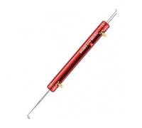 KiBcsLic Slamatore con Annodatore 3 in 1, Rosso, Strumento Tre In Uno Per La Pesca Annodatore Per Terminali, Posizionatore Di Distanza Dell Amo E Slamatore