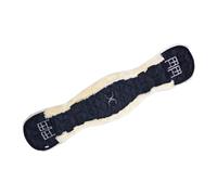 KiBcsLic Sottopancia Corto da Dressage con Imbottitura in Finta Lana d'Agnello per Cavalli, 55 Cm