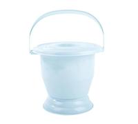 KiBcsLic Spittoon Secchio Urinale con Coperchio Bottiglia Vasino Portatile Donne Uomini Bambini Contenitore Notte Pp Adatto per Viaggi, Blu