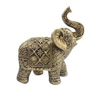 KiBcsLic Statua di Scultura per Interni Centrotavola Artistico Ornamento da Collezione con Stile Moderno Adatto per Arredare Spazi di Lavoro E Casa, Oro