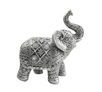 KiBcsLic Statua di Scultura per Interni Centrotavola Artistico Ornamento da Collezione con Stile Moderno Adatto per Arredare Spazi di Lavoro E Casa, Argento