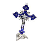 KiBcsLic Statuetta di Gesù a Forma di Croce per Auto E Casa, G