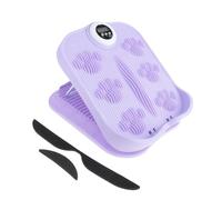 KiBcsLic Stretching per Polpacci per Tutti Utenti, Tavola Inclinata Leggera per La Flessibilità della Caviglia, Viola