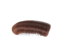 KiBcsLic Strumento Invisibile per Inserire Il Volume Dei Capelli Come Accessorio per Lo Styling, Marrone Scuro