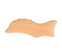 KiBcsLic Strumento per massaggio Gua Sha Strumento Guasha SPA Tavoletta raschiante in legno leggera portatile Tavoletta Gua Sha