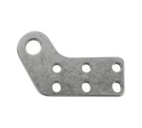 KiBcsLic Supporto di Collegamento in Acciaio Inossidabile con Design Monoblocco per 12 Mm E Curvi Adatto per Percorsi Aerei, Stile C