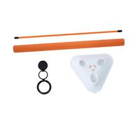 KiBcsLic Supporto per Bastone da Golf Professionale per Allineamento E Angolazione, 3 Angoli Regolabili, Strumento di Pratica