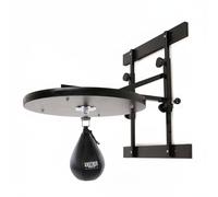 KiBcsLic Supporto Pera Veloce Pera Veloce Piattaforma Supporto Parete Struttura Telaio Acciaio Regolabile Piano Ritorno Legno 60cm Fissaggio Muro Stabile, Nero, 3.8cm Tavola Di Legno