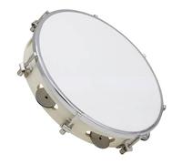 KiBcsLic Tamburello con Campanelli Sicuro Ed Tamburello a Mano Suono Nitido Strumento Musicale per Bambini Piccoli, Aula