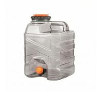 KiBcsLic Tanica con Rubinetto Resistente Barile senza Odore Contenitore per Campeggiatori Motorizzati, Picnic, Casa, 15L