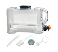 KiBcsLic Tanica per Acqua da Campeggio, Versatile E Portatile, con Spazzolino per La Pulizia Incluso, Ideale per Picnic, Ufficio E Furgone, 12l