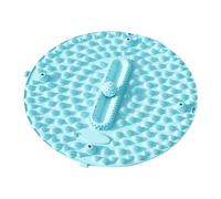 KiBcsLic Tappetino Massaggiante per Piedi Dal Design Rotondo per La Casa E, Blu