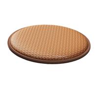 KiBcsLic Tappetino Meditazione Rotondo Cuscino Imbottito Antiscivolo Seduta Comoda E Resistente Tessuto Misto Morbido Facile da Pulire Adatto per Meditazione Y, Style a, Diametro 40 Cm