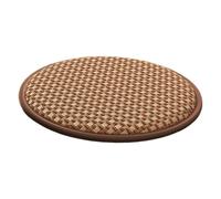 KiBcsLic Tappetino Meditazione Rotondo Cuscino Imbottito Antiscivolo Seduta Comoda E Resistente Tessuto Misto Morbido Facile da Pulire Adatto per Meditazione Y, Style B, Diametro 50 Cm
