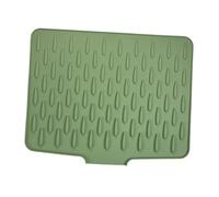 KiBcsLic Tappetino Scolapiatti in Silicone Tappetino Multiuso per Asciugare Piatti E Tappetino Da Forno Facile Da Pulire E Pieghevole Adatto Come Fodera per Ca, Verde
