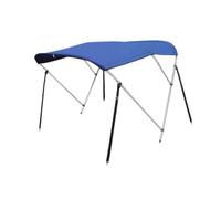 KiBcsLic Tendalino Bimini Parasole Capottina Resistente Ai Raggi Copertura di Copertura per Diportisti, Pescatori, Motoscafo, Tendalino Con Tre Traverse