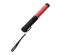 KiBcsLic Traffic Segnalatore Luminoso Portatile Bacchetta Segnalazione Veicoli Torcia Direzione Parcheggio con modalità Multiple Fischietto Integrato, Rosso