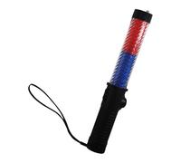 KiBcsLic Traffic Segnalatore Luminoso Portatile Bacchetta Segnalazione Veicoli Torcia Direzione Parcheggio con modalità Multiple Fischietto Integrato, Blu Rosso