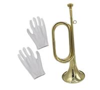 KiBcsLic Tromba Cavalcavia Bugle Mini Ottoni Bocchino Leggero Strumento Musicale Suono Chiaro Adatta per Spettacoli Orchestra Regali Adulti E Bambini, Style B
