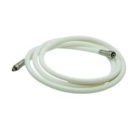 KiBcsLic Tubo Bassa Pressione Regolatore Immersione Flessibile Antitorsione Multistrato Resistente Usura Facile Montaggio Adatto Sub Esperti attività Acquatich, Bianco, 75cm