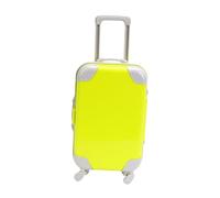 KiBcsLic Valigia per Bambola 18 Pollici Mini Trolley Accessorio Valigia Set Giocattolo Rigido Facile da Aprire Adatta per Bambine Gioco di Simulazione R, Verde