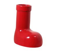 KiBcsLic Vaso Da Fiori in Ceramica Stivale Classico Portapiante Ornamento Compatto Decorativo Adatto per Soggiorno Decorazione Stagionale Studio Regalo, L 21cmx14cmx25cm