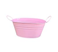 KiBcsLic Vaso da Fiori in Metallo con Secchio Ovale per La Decorazione del Balcone della Fattoria