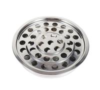 KiBcsLic Vassoio per Comunione in Acciaio Inox con Supporto Porta Calici Piatto Impilabile per Servizio Religioso Base Rotonda per Bicchieri Accessorio per TAV, Style B