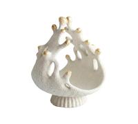 KiBcsLic Vassoio per Profumi, Piatto, Espositore, Decorazione per La Casa in Resina, Portaoggetti per Chiavi, Orologio, Profumo, Tavolo da Hotel, 21.5x27 Cm