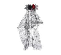 KiBcsLic Velo da sposa di Halloween, accessorio per capelli, fanciulla di fiori spettrale, leggero, per copricapo da donna, regalo per feste, accessori per, Bulbo Oculare