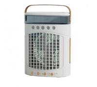 KiBcsLic Ventilatore Nebulizzatore da Scrivania Compatto Raffrescatore D'flusso da Tavolo Raffrescamento Rapido Climatizzazione Personale, Array, Bianco Modello USB, Ventilatore A Spruzzo