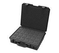KiBcsLic Watch Carry Case Scatola Porta Orologio Valigetta Organizer Portatile Impermeabile Struttura Rigida in PP Adatta per Viaggi Regalo, 40x33x12 cm