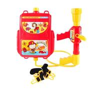 KiBcsLic Zaino con Pistola Ad Acqua per Uso Esterno - Gioco di Ruolo del Pompiere, Gioco di Battaglia d'Acqua in Piscina E in Giardino per