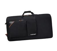 KiBcsLic Zaino con rotelle per controller DJ, antiurto, organizer, protezione, custodia per mixer DJ, per spettacoli, esibizioni dal vivo, 73 Cm X 47 Cm X 12