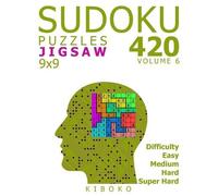 Kiboko Sudoku Puzzles: 420 Jigsaw Sudoku Puzzles 9x9 (Easy, Medium, (Tascabile)