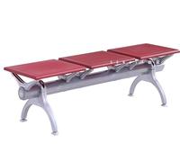 KIBONCY 2/3/4/5-Seat Commercial Lobby Waiting Room Bench, Reception Bench, Reception Chairs, Backless Waiting Area Chairs, Waiting Room Chairs for Clinic, Bank, Airport(3)