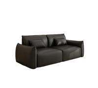 KIBONCY 2-Seater Minimalist Loveseat Sofa, Cozy, Armrest Couch with Soft Pillows, Modern Upholstered for Living Room & Apartment(1,145x80x78cm)